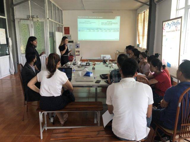Capacitación en software IntelloCut en Song Hong