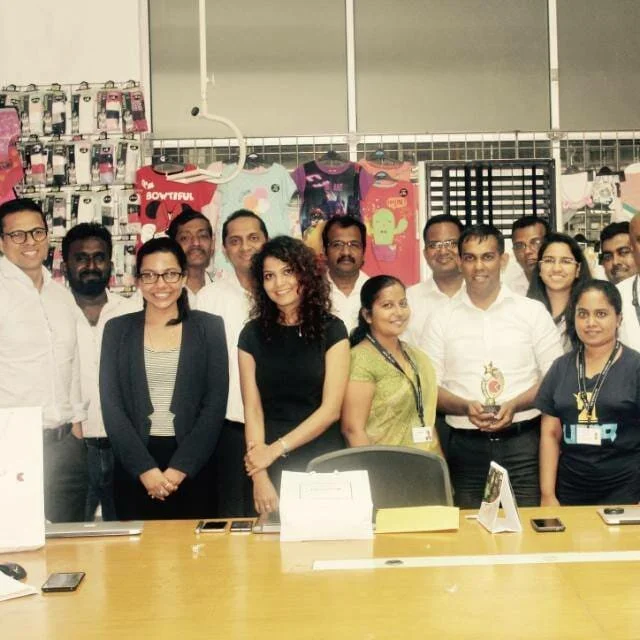 Hoodvian Employees at their Office in Srilanka