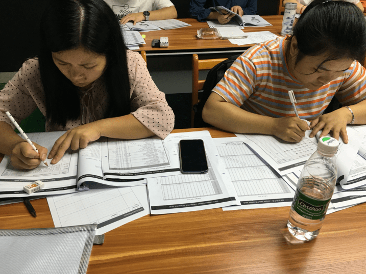 Top-Form employees undergoing GSDCost Theory Training