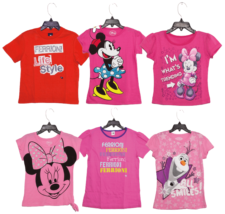 A line of colourful clothes manufactured by Inova Textiles