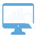 Improved Data visibility & tracking icon