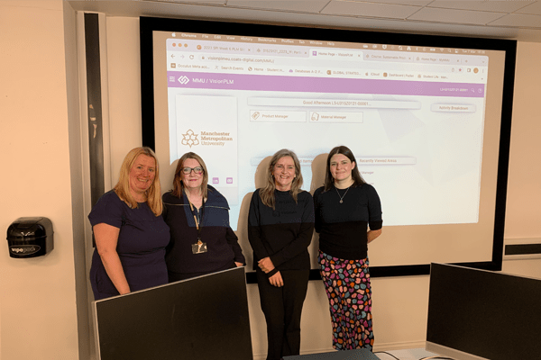 First day of the VisonPLM system roll out on 7th March 2023, for first- and second-year BA Fashion Buying and Merchandising students