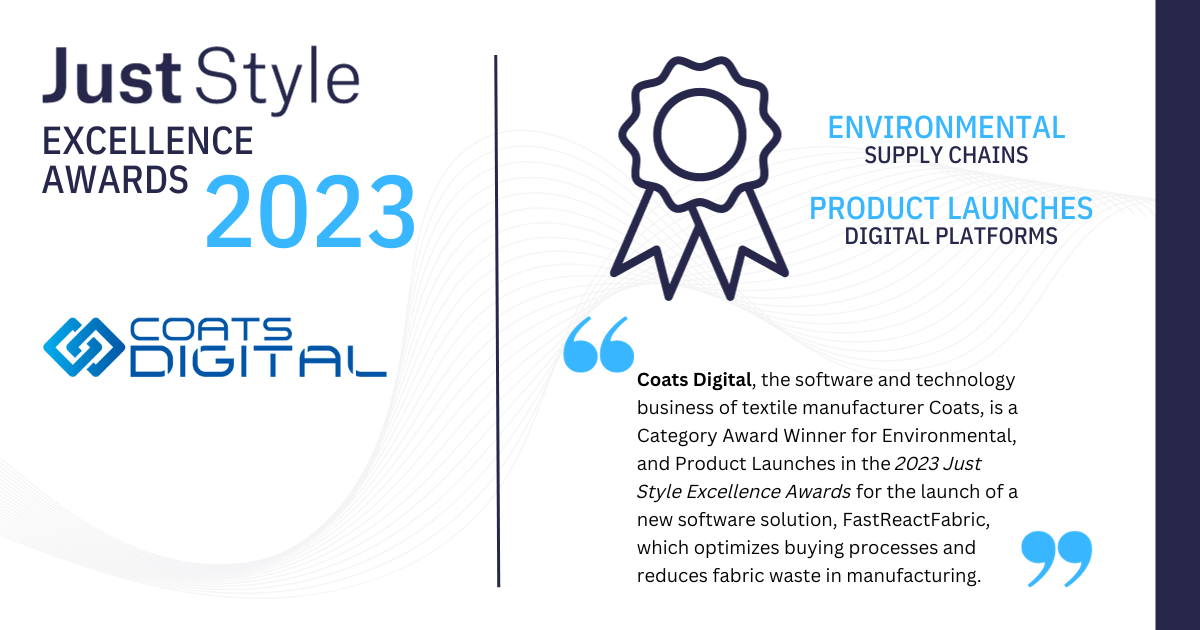 Coats wins five awards at the Just Style Excellence Awards 2023