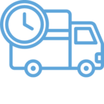 Truck with time sign