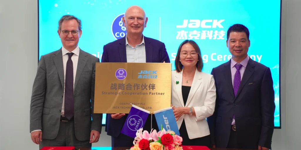 Coats and Jack patner to provide integrate solution to China Apparel SMEs