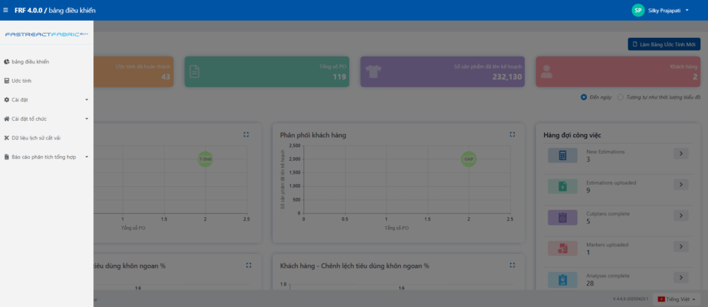 Giai đoạn lập kế hoạch vải trong FastReactFabric